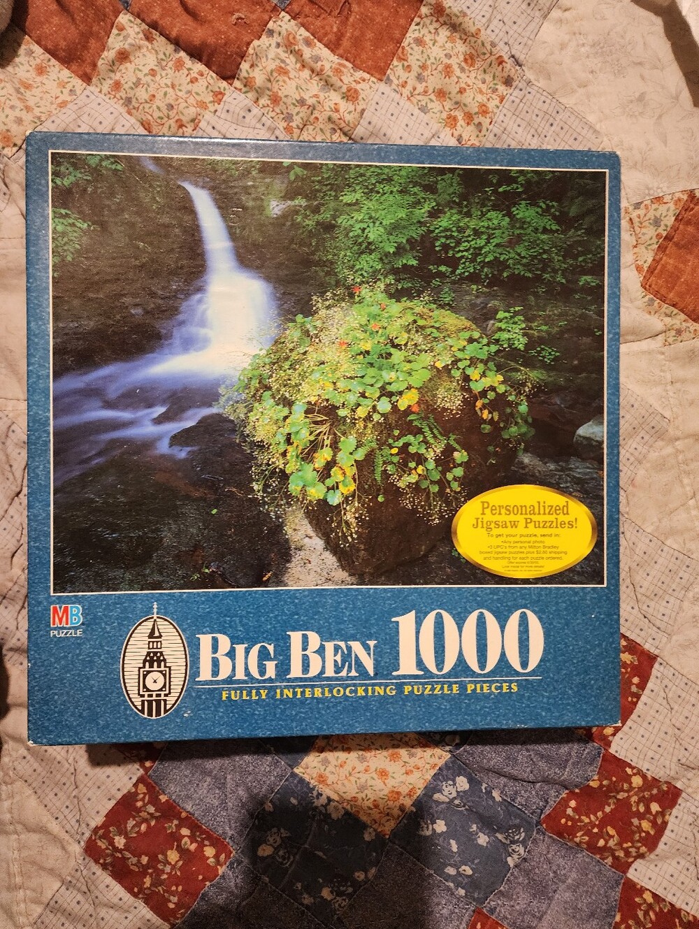 Big Ben 1000 Piece Coquille River Falls CO Jigsaw Puzzle